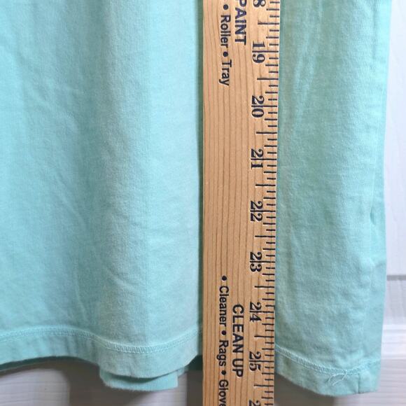 Life is Good Cat Crusher Shirt Womens Short Sleeve Sz Large Green - Picture 8 of 8